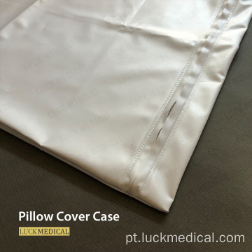 Cascas de travesseiros médicos capas de plástico PVC